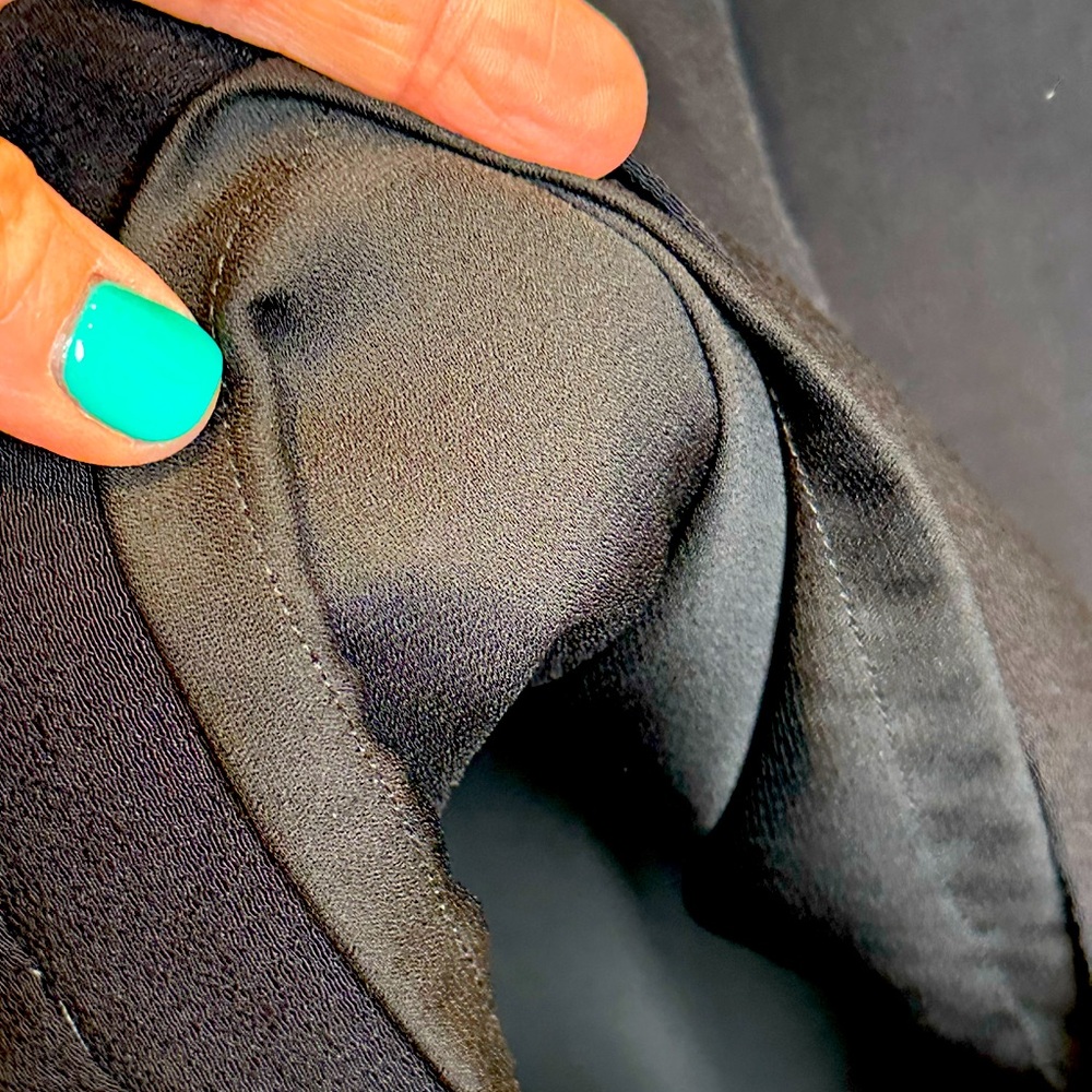 Kate Spade Black Flutter Sleeve Elastic Waist Dre… - image 7